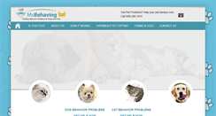Desktop Screenshot of callmsbehaving.com