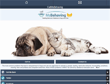 Tablet Screenshot of callmsbehaving.com